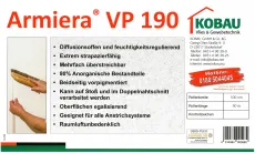 KOBAU ARMIERA® VP 190 *** 50m x 1m *** 190g/m² - beschichtetes Glasfaservlies