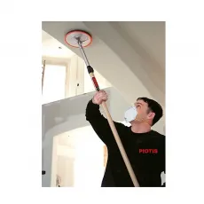 Trockenbauschleifer Radius360° inklusive Maler-Profiteleskopstab, Transportbox