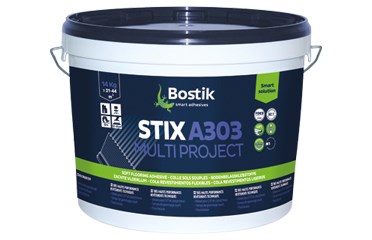 BOSTIK STIX A303 MULTI PROJECT - MULTIKLEBSTOFF - 14 kg Eimer BODENBELAGSKLEBSTOFF (ehemals Nibofloor M 3)